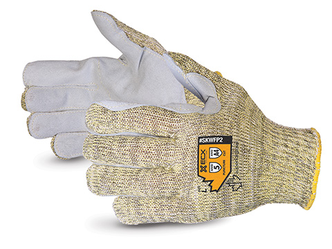 #SKWFP2 Superior Glove®  Emerald CX™ Kevlar® Composite Gloves w/ Split-Leather Palms